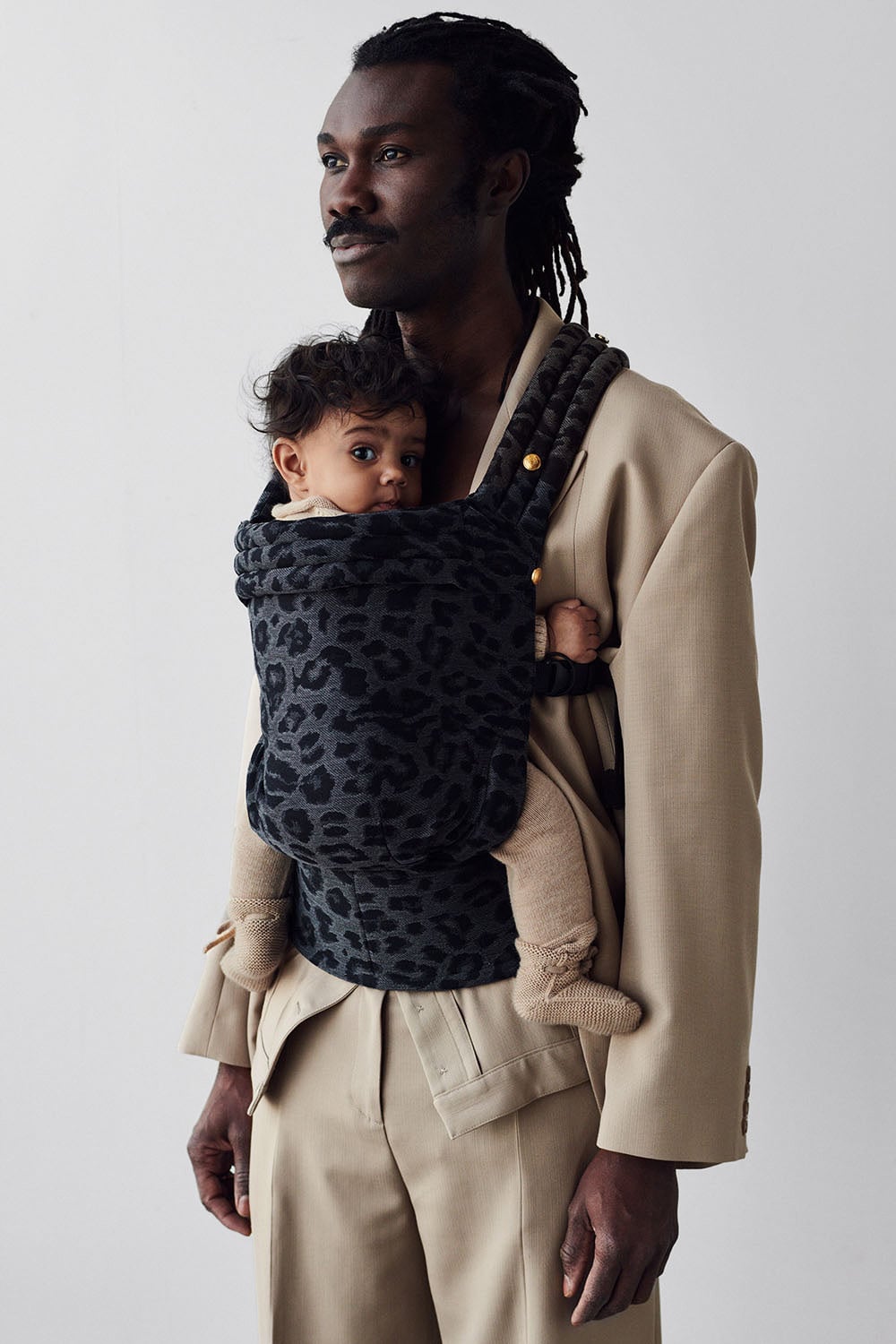 Zeitgeist Leopard Grey in cotton