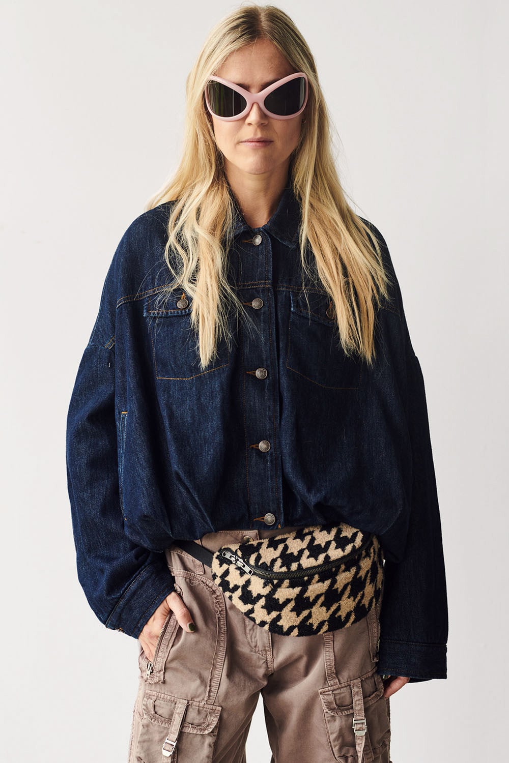 Magic Belt Bag Tweed in cashmere and silk