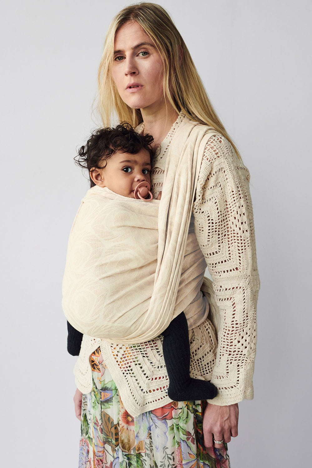 Baby Wrap Argus Oat in linen