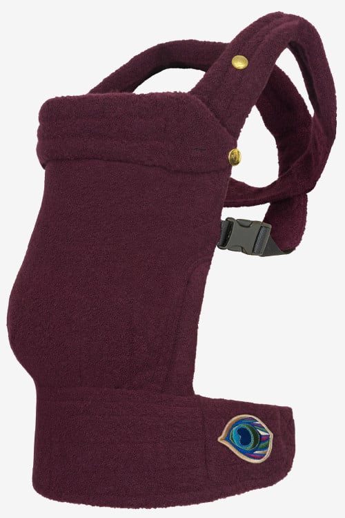 Ruby baby carrier in a cashmere and silk blend