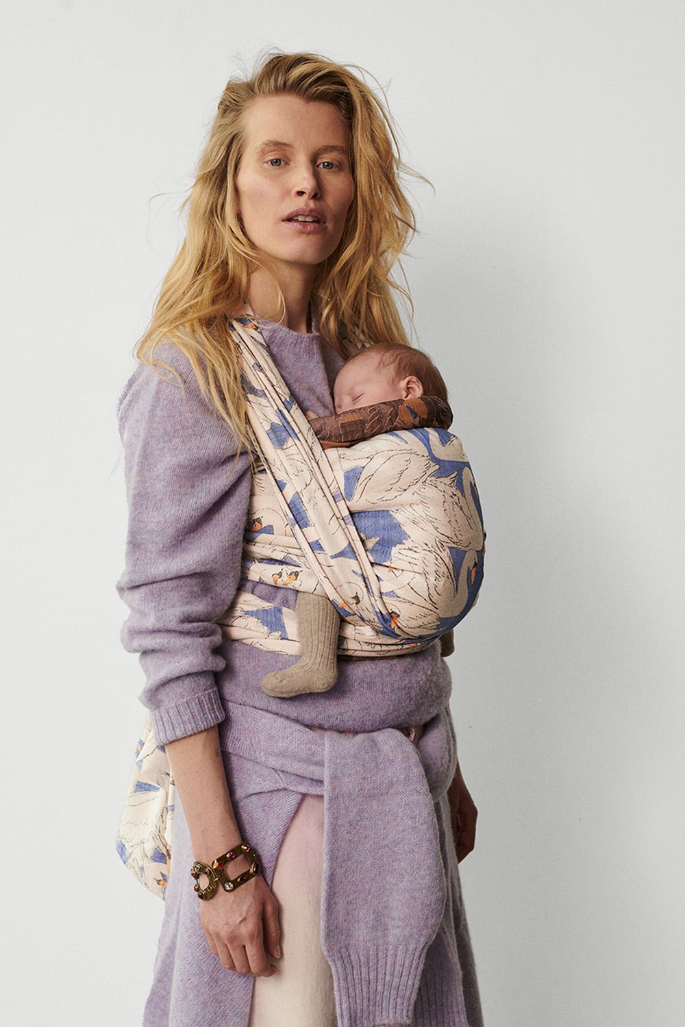 Baby Wrap Monogamy Zeus in tussah silk