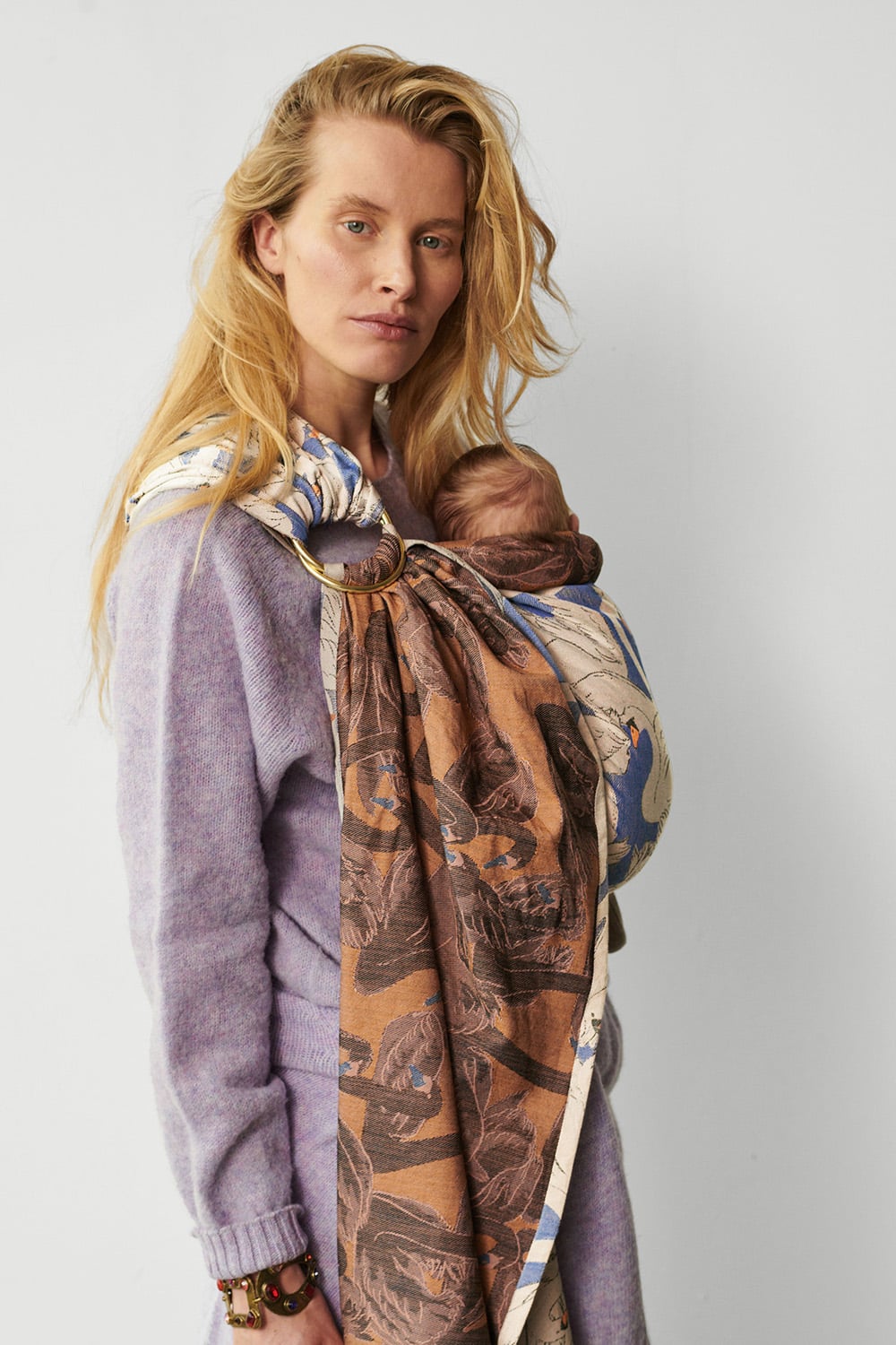 Ring Sling Monogamy Zeus in tussah silk