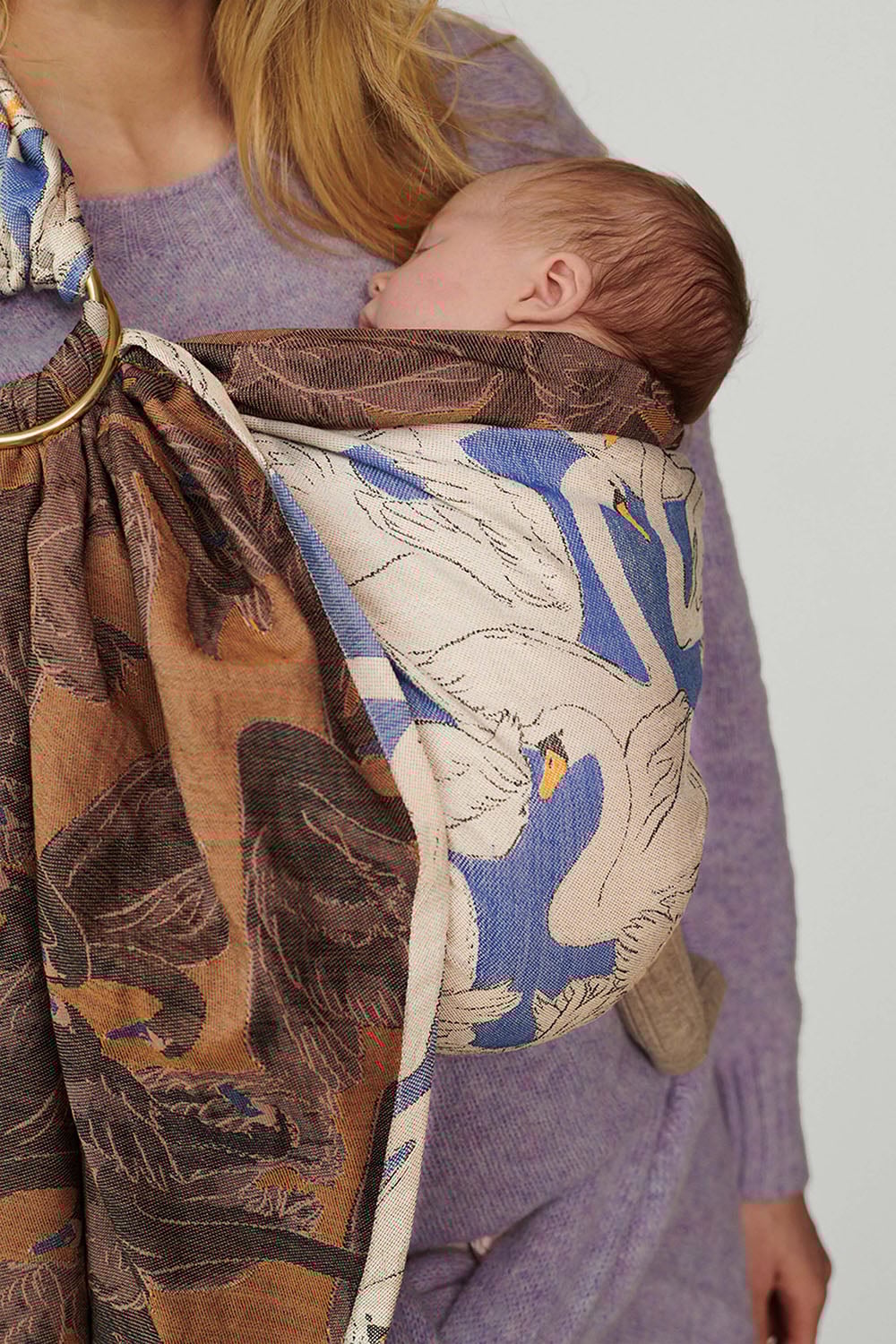 Ring Sling Monogamy Zeus in tussah silk