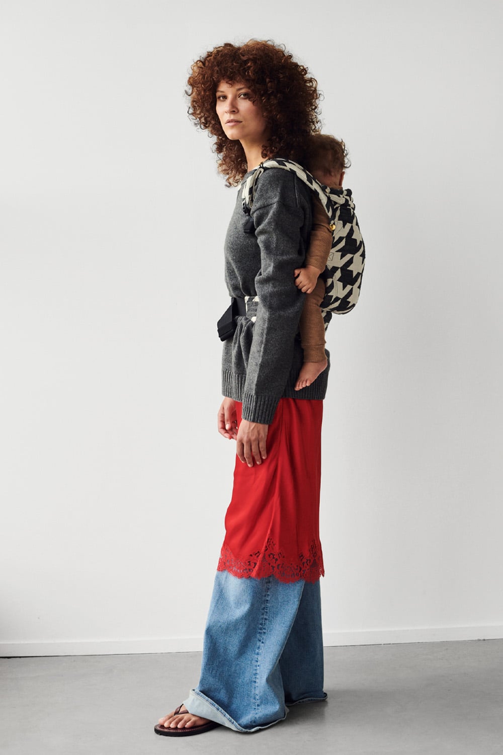 Zeitgeist Tweed BW in cotton