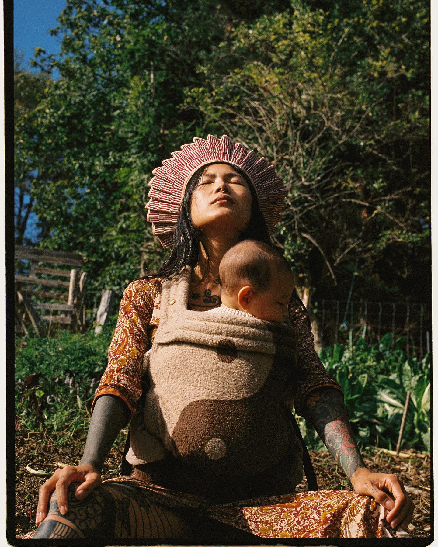 Artipoppe ザイガイスト インヤン1970 (カシミア&シルク) Yin Yang 1970 | Zeitgeist Baby Carrier | SHOP ARTIPOPPE